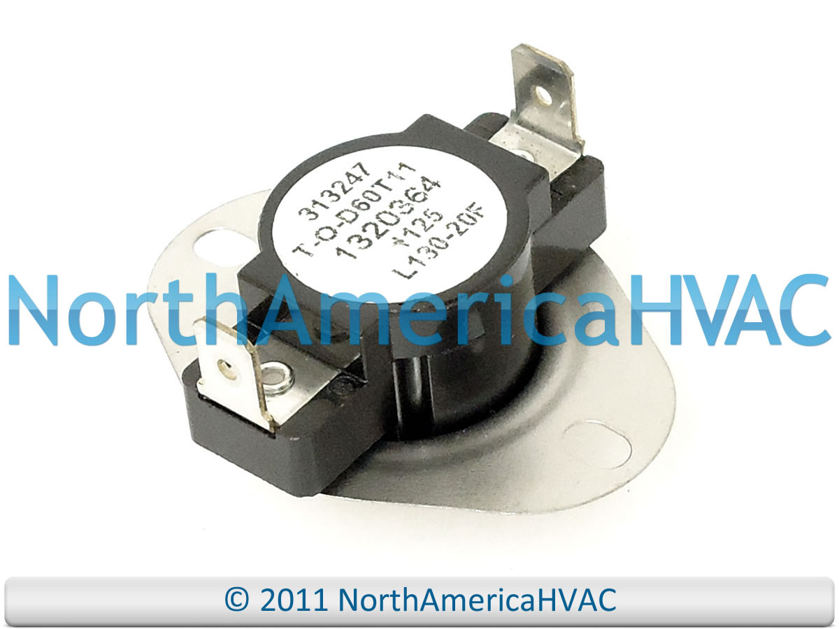 OEM ICP Heil Tempstar Furance Limit Switch 130 L130-20F Replaces